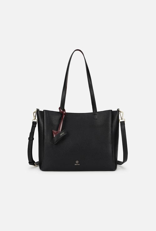 IRTH Textured Shoulder Bag