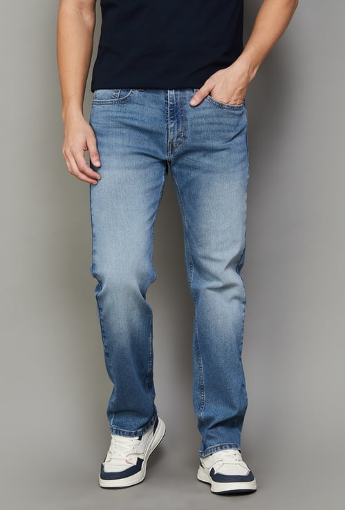 LEVI'S Stonewashed 505 Regular Fit Jeans