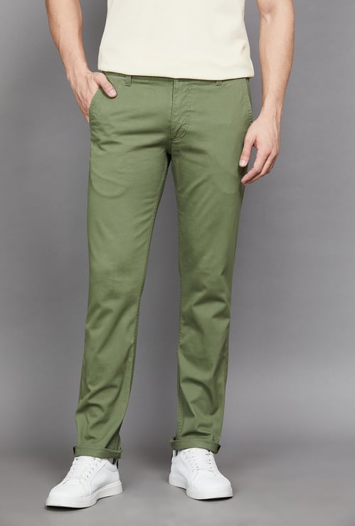 LEVI'S Solid Slim Straight Trousers
