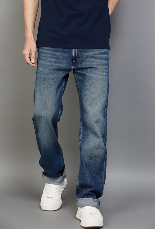 LEVI'S Washed Slim Straight Jeans