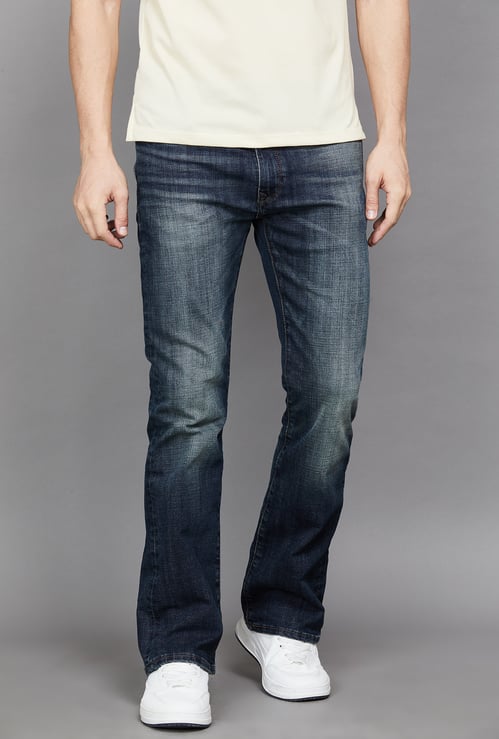 LEVI'S Darkwashed 527 Bootcut Jeans
