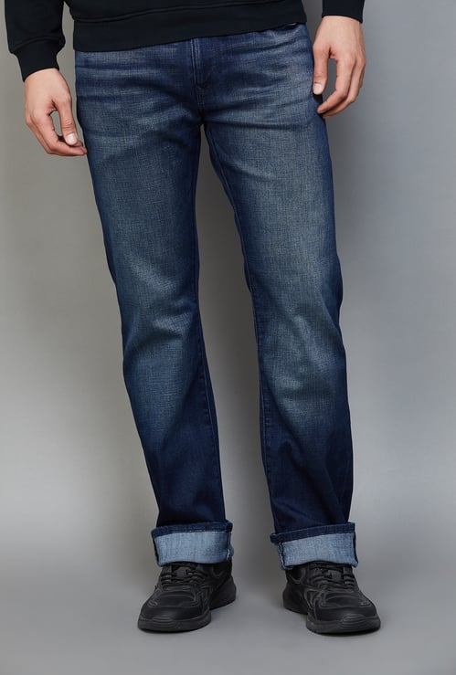 LEVI'S Darkwashed 527 Bootcut Fit Jeans