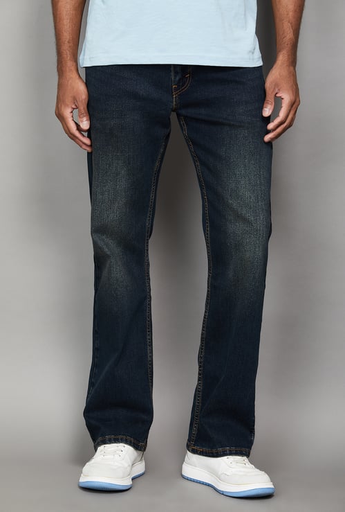 LEVI'S Whiskered Boot Cut Jeans
