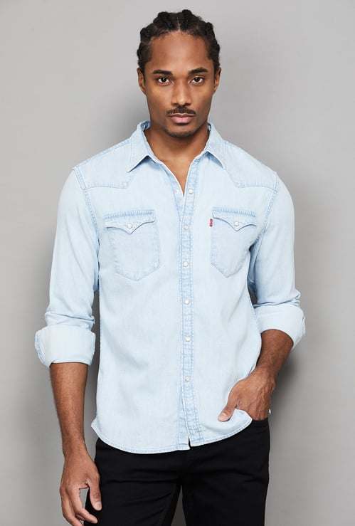 LEVI'S Solid Regular Fit Shirt