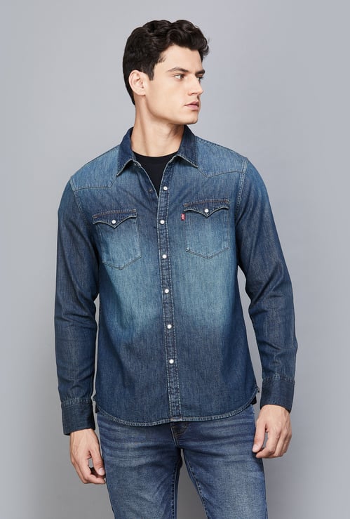 LEVI'S Washed Denim Shirt
