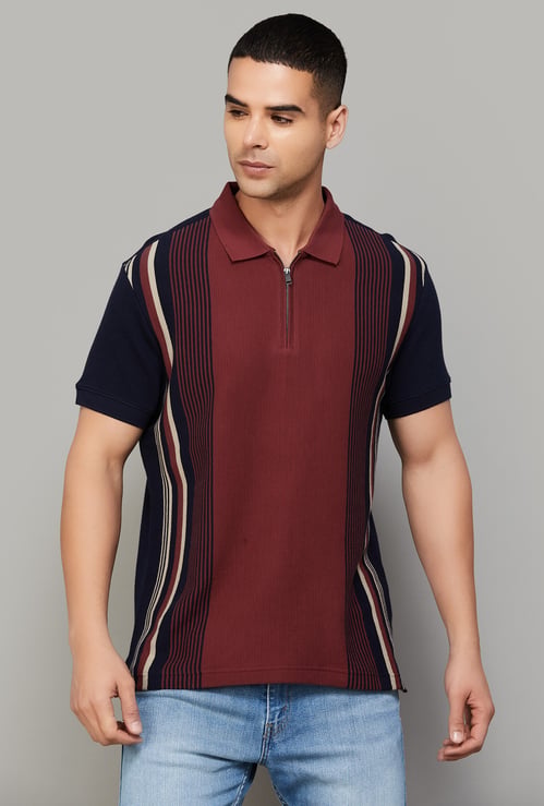LEVI'S Striped Polo T-shirt
