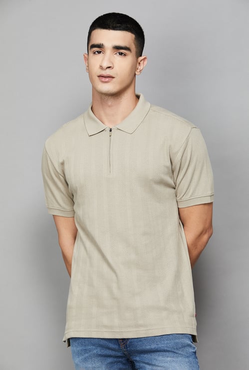 LEVI'S Textured Polo T-shirt