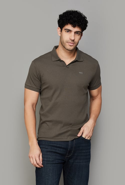 LEVI'S Ribbed Johnny Collar T-shirt