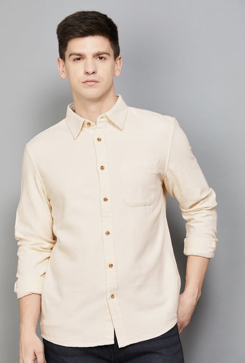 CELIO Solid Regular Fit Shirt