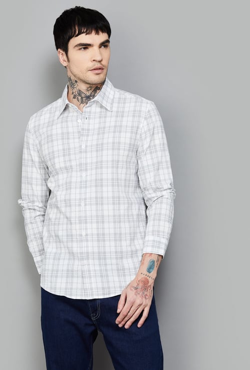 CELIO Checked Regular Fit Shirt