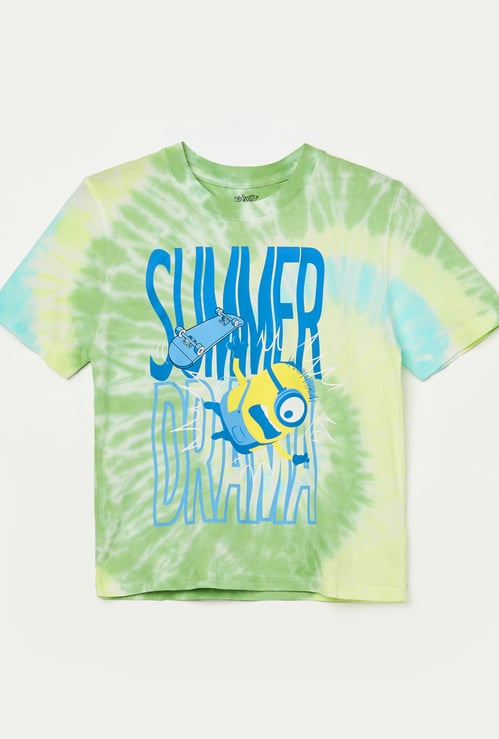 KIDSVILLE Boys Minions Tie & Dye T-shirt