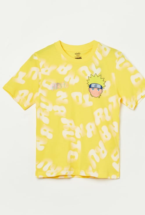 KIDSVILLE Boys Naruto Printed T-shirt