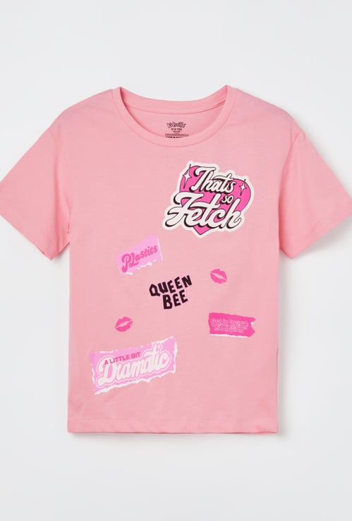 KIDSVILLE Girls Graphic Print T-shirt