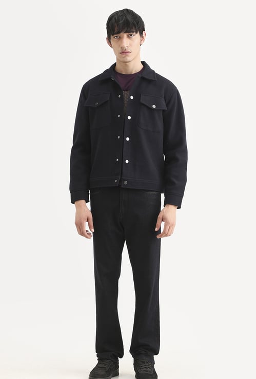 RARE RABBIT Washed Regular Tapered Jeans