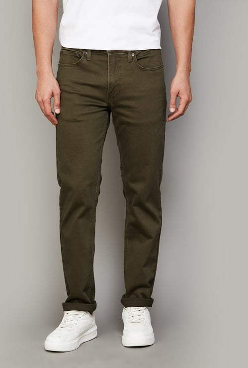 LEVI'S Washed Slim Straight Jeans