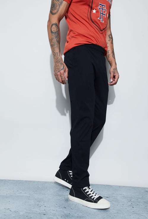 FAME FOREVER Solid Track Pants