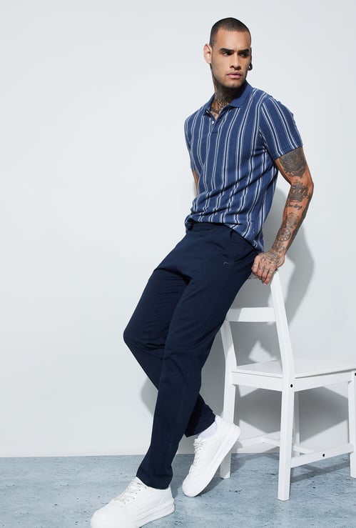 FAME FOREVER Solid Track Pants