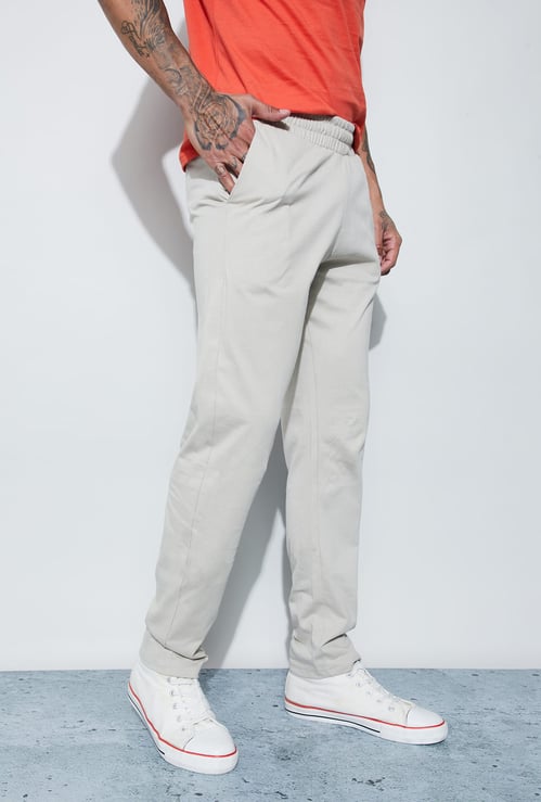 FAME FOREVER Solid Track Pants
