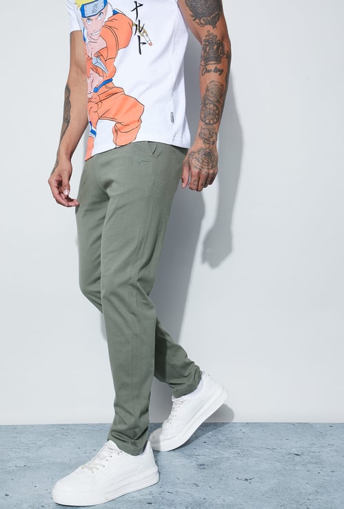 FAME FOREVER Solid Track Pants