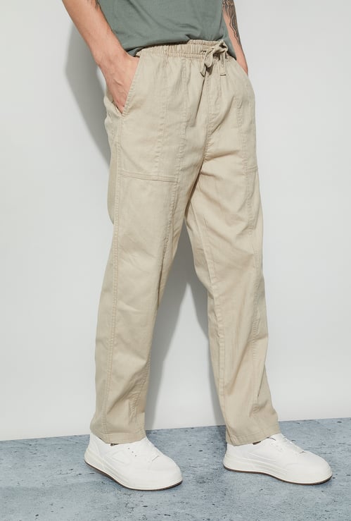 SmileyWorld Solid Regular Fit Trousers