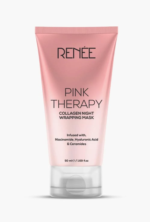 RENEE Pink Therapy Collagen Night Wrapping Mask - 50ml