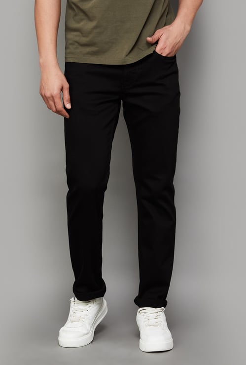FLYING MACHINE Washed Freddie Jeans (Slim Straight)