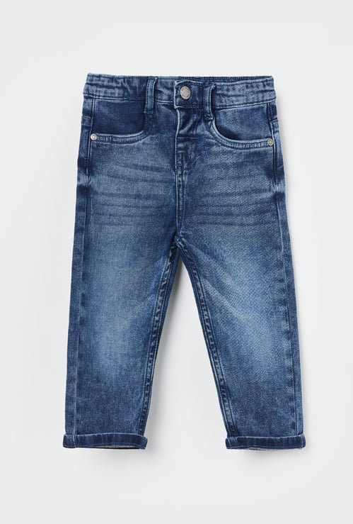 FS MINI KLUB Boys Acidwashed Comfort Fit Jeans