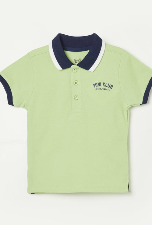 FS MINI KLUB Boys Contrast Trim Polo T-shirt