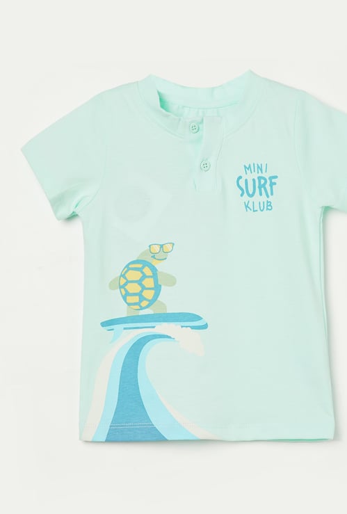 FS MINI KLUB Boys Henley T-shirt