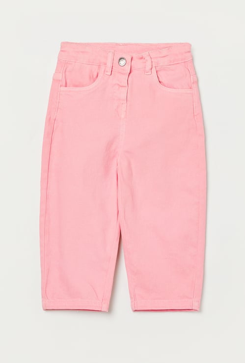 FS MINI KLUB Girls Solid Comfort Jeans