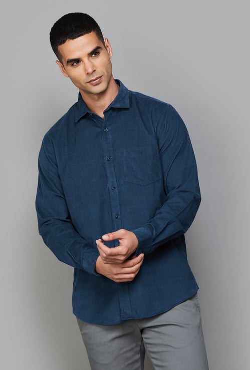 ALLEN SOLLY Solid Sport Fit Shirt