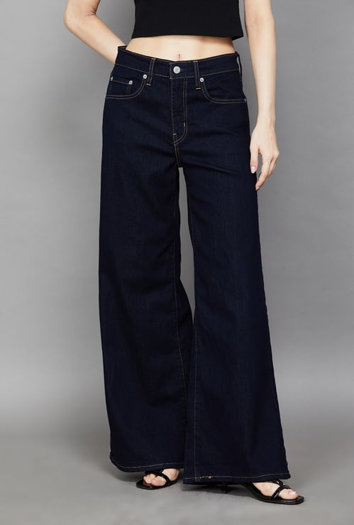 LEVI'S Dark Wash Wide-Leg Jeans