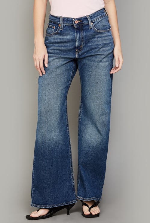 LEVI'S Solid Mid-Rise Relaxed Fit Jeans