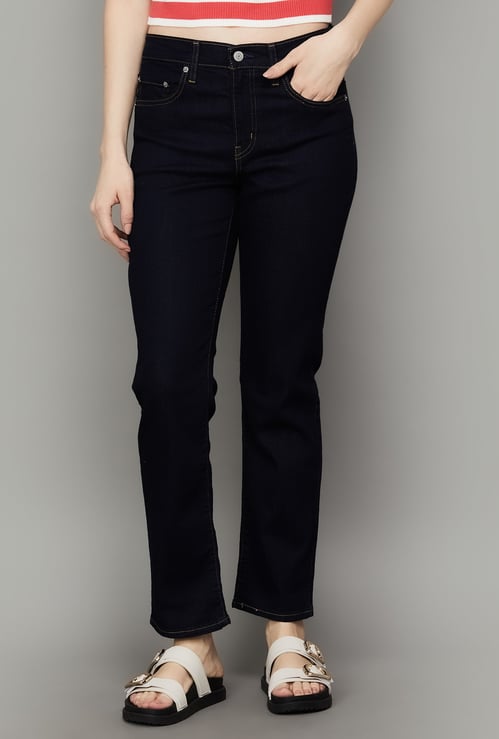 LEVI'S Solid Straight Fit Jeans