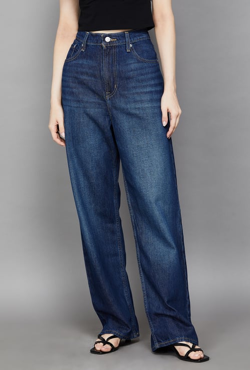 LEVI'S Washed Straight Fit Jeans