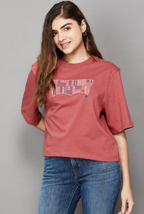 LEVI'S Embroidered Relaxed Fit T-shirt