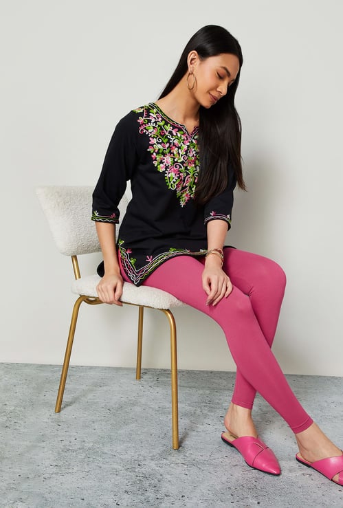MELANGE Solid Leggings