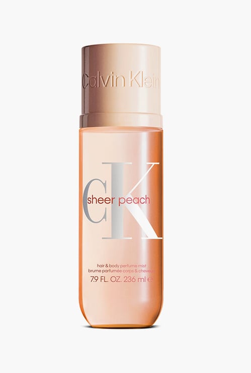 CALVIN KLEIN Unisex Sheer Peach Hair & Body Perfume Mist - 236ml