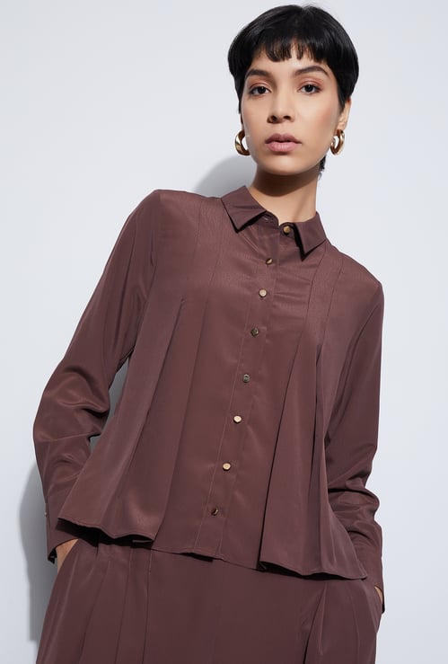 CODE Pleated Shirt