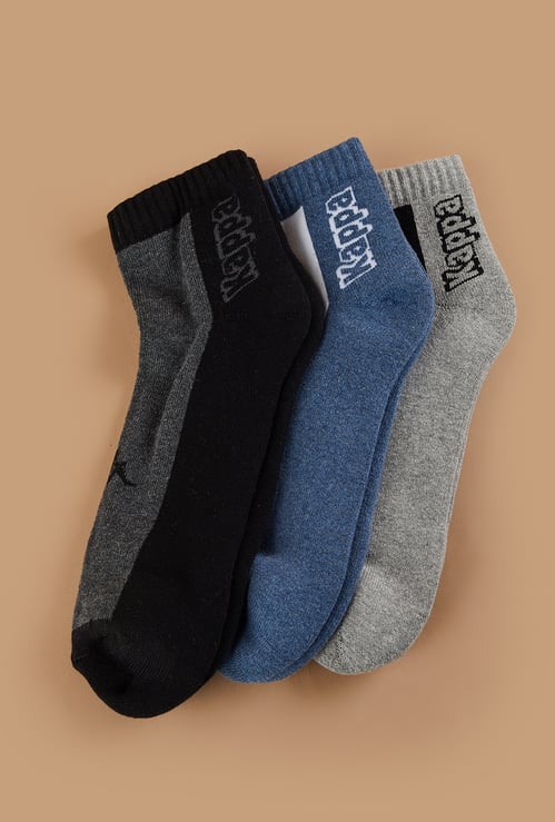 KAPPA Ankle Length Socks - Pack of 3