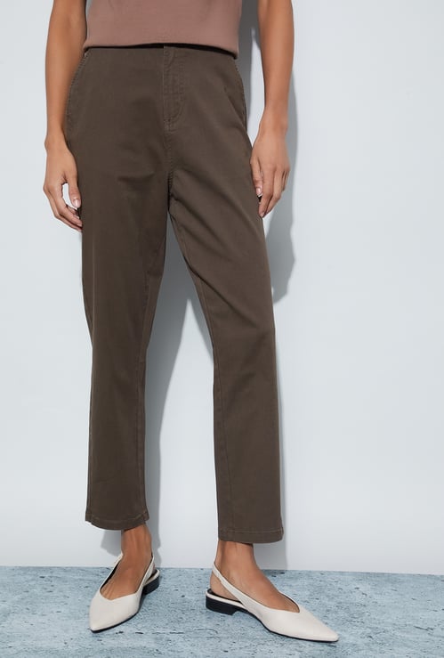 FAME FOREVER Straight Fit Trousers
