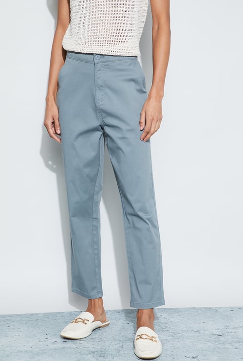 FAME FOREVER Solid Trousers