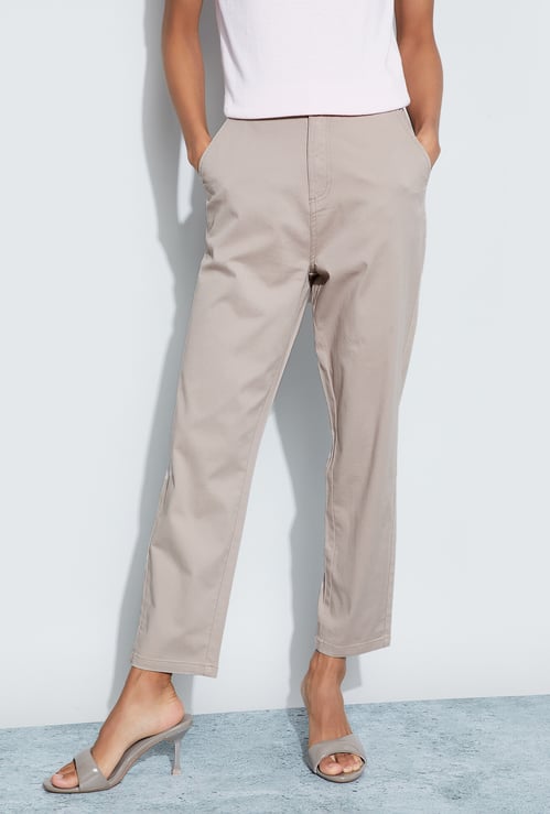 FAME FOREVER Solid Trousers