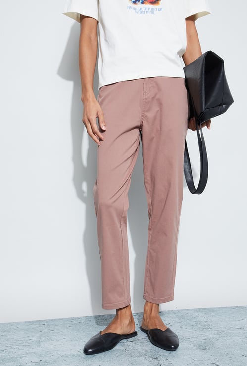 FAME FOREVER Solid Trousers