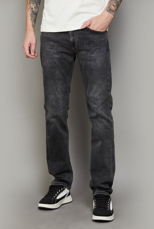 PEPE JEANS Washed Regular Straight Jeans