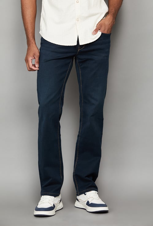 PEPE JEANS Washed Mid-Rise Jeans