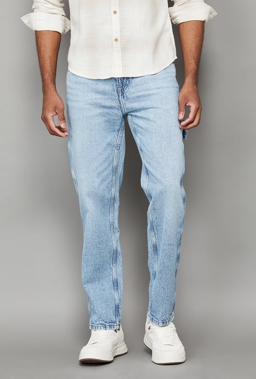PEPE JEANS Washed Regular Straight Jeans