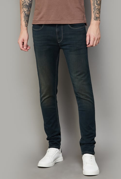 PEPE JEANS Whiskered Skinny Fit Jeans