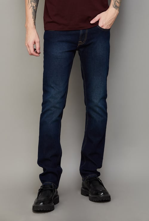PEPE JEANS Solid Slim Straight Jeans