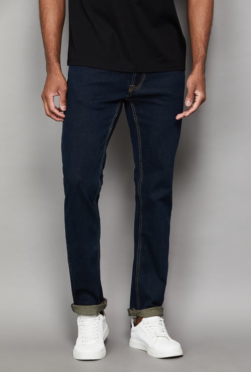PEPE JEANS Solid Slim Straight Jeans